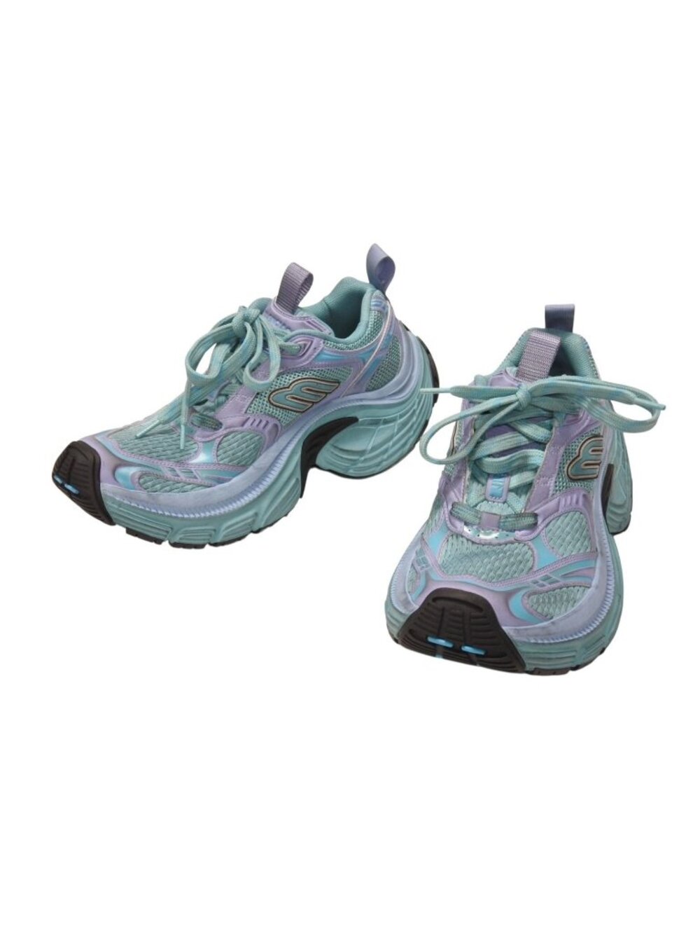 Balenciaga Mesh Low-Top Sneakers Blue